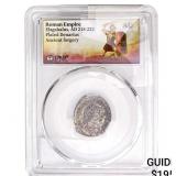 Roman Elagabalus, AD 218-222 AR Denarius PNC AU