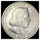 1893 Silver Columbian Half Dollar CHOICE AU
