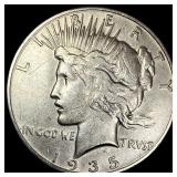 1935 Silver Peace Dollar CLOSELY UNCIRCULATED
