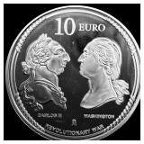 2025 Spain Silver 10 Euro Revolutionary War CHOICE