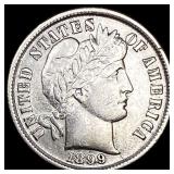 1899 Barber Dime CLOSELY UNCIRCULATED