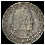 1893 Silver Columbian Half Dollar NICELY CIRCULATE