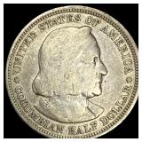 1893 Silver Columbian Half Dollar NICELY CIRCULATE