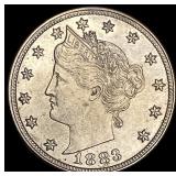 1883 Liberty Head Nickel (No Cents) CHOICE AU