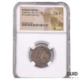 Roman Gallienus 253-268 AD BI Dbl-Denarius NGC Ch