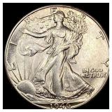 1946-D Silver Half Dollar Walking Liberty UNCIRCUL