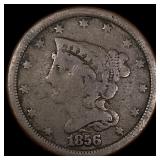 1856 Braided Hair Half Cent HIGH GRADE