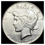 1927 Silver Peace Dollar CLOSELY UNCIRCULATED