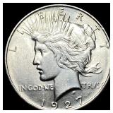 1927 Peace Silver Dollar CLOSELY UNCIRCULATED