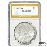 1897-O Morgan Silver Dollar PGA MS63