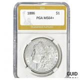 1886 Morgan Silver Dollar PGA MS64+