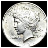 1921 Silver Peace Dollar CLOSELY UNCIRCULATED