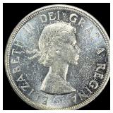 1964 Canada Silver Dollar Charlottetown UNCIRCULAT