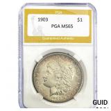 1903 Morgan Silver Dollar PGA MS65