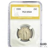 1926 Standing Liberty Quarter PGA MS64