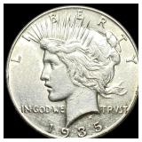 1935 Silver Peace Dollar CLOSELY UNCIRCULATED