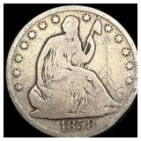 1858-O Silver Half Dollar HIGH GRADE