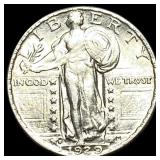 1929-D Silver Standing Liberty Quarter CLOSELY UNC
