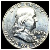 1963 Silver Half Dollar GEM PROOF