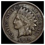 1908-S Indian Head Cent NEARLY UNCIRCULATED