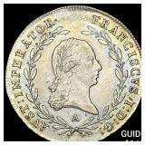 1815-A Austria Silver 10 Kruezer UNCIRCULATED