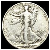 1929-S Silver Walking Liberty Half Dollar UNCIRCUL