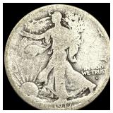 1917-D Silver Walking Liberty Half Dollar NICELY C