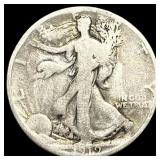 1919 Walking Liberty Half Dollar NICELY CIRCULATED