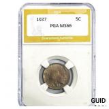 1937 Buffalo Nickel PGA MS66