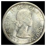 1964 Canada Silver Dollar Charlottetown UNCIRCULAT