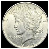 1922 Silver Peace Dollar UNCIRCULATED