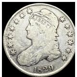 1829 Capped Bust Half Dollar NICELY CIRCULATED