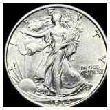 1934 Silver Half Dollar Walking Liberty CHOICE BU