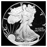 1986-S Silver American Eagle Proof $1 CHOICE PROOF
