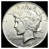 1935 Silver Peace Dollar CLOSELY UNCIRCULATED