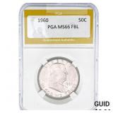 1960 Franklin Half Dollar PGA MS66 FBL