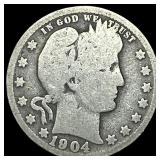 1904 Barber Quarter NICELY CIRCULATED