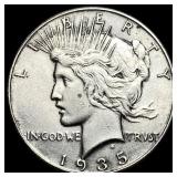 1935 Peace Silver Dollar CLOSELY UNCIRCULATED
