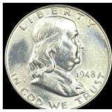 1948 Franklin Silver Half Dollar UNCIRCULATED