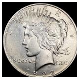 1922 Silver Peace Dollar CLOSELY UNCIRCULATED