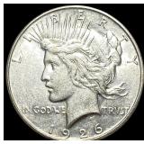 1926 Peace Silver Dollar CLOSELY UNCIRCULATED