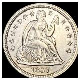 1857 Seated Liberty Dime CLOSELY UNCIRCULATED