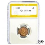 1909 Wheat Cent PGA MS66 RB