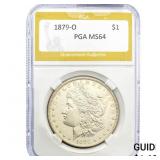 1879-O Morgan Silver Dollar PGA MS64