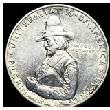 1920 Silver Pilgrim Tercentenary Half Dollar CLOSE