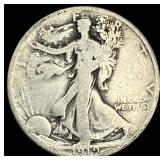 1919-S Silver Walking Liberty Half Dollar NICELY C