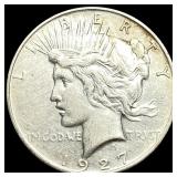 1927-S Silver Peace Dollar CLOSELY UNCIRCULATED