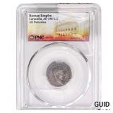 Roman Elagabalus, AD 218-222 AR Denarius PNC Genu