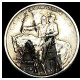 1925 Silver Stone Mountain Half Dollar HIGH GRADE