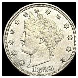 1883 Liberty Head Nickel No Cents UNCIRCULATED